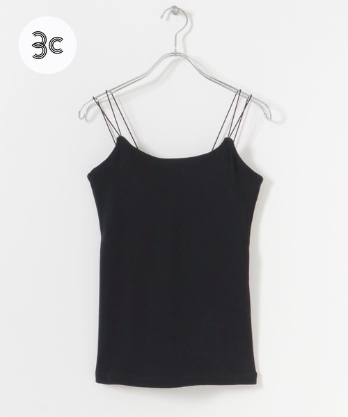 キャミソール 「別注」MIDIUMISOLID×TGM　Organic cotton camisole 別注』MIDIUMISOLID×TGM Organic cotton camisole（キャミソール