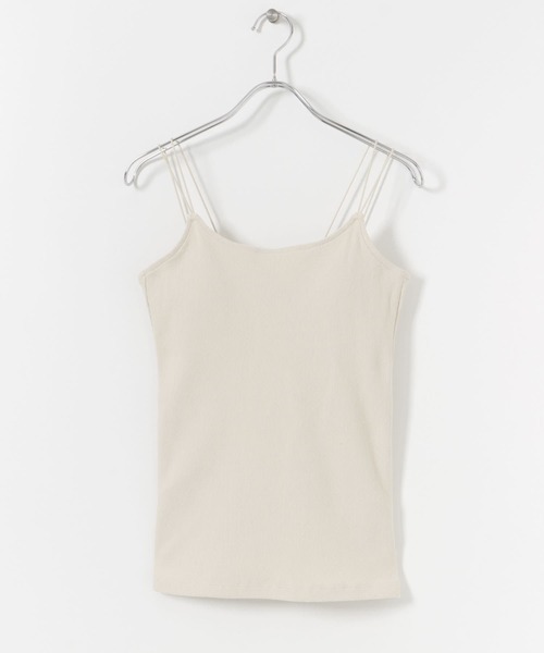 キャミソール 「別注」MIDIUMISOLID×TGM　Organic cotton camisole 別注』MIDIUMISOLID×TGM Organic cotton camisole（キャミソール