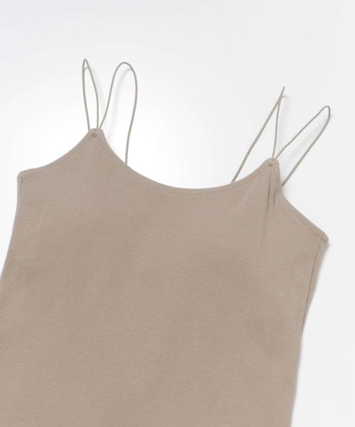 キャミソール 「別注」MIDIUMISOLID×TGM　Organic cotton camisole 別注』MIDIUMISOLID×TGM Organic cotton camisole（キャミソール