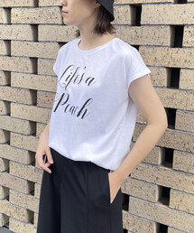 前後　２ＷＡＹ　ロゴプリント　Ｔシャツ
