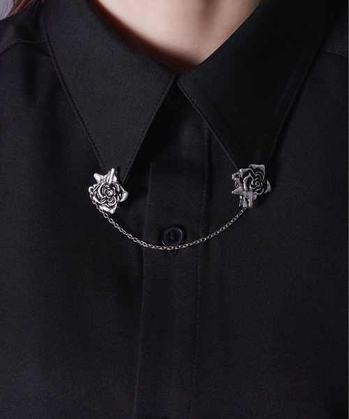 Ellno Loset(エルノロゼット)の「ローズチェーンクリップ(その他小物・メンズ・シルバー・FREE)」の3枚目の写真