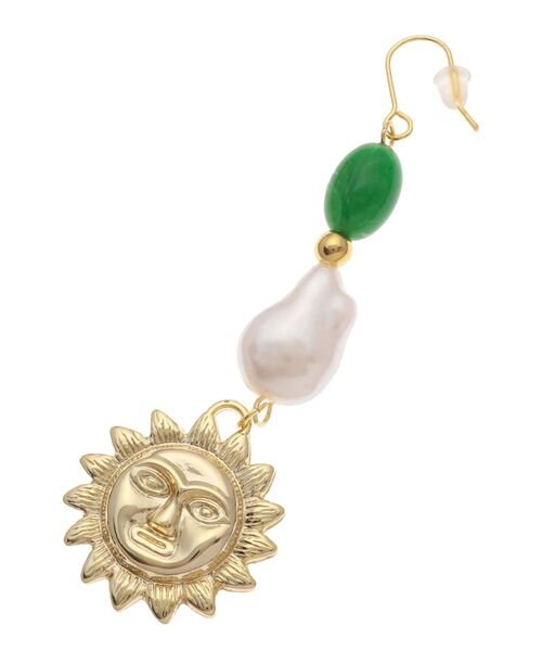 EVRIS（エヴリス）の「STONE MIX SUNNY ピアス（ピアス（両耳用）・レディース・シルバー/ゴールド・FREE）」の9枚目の写真