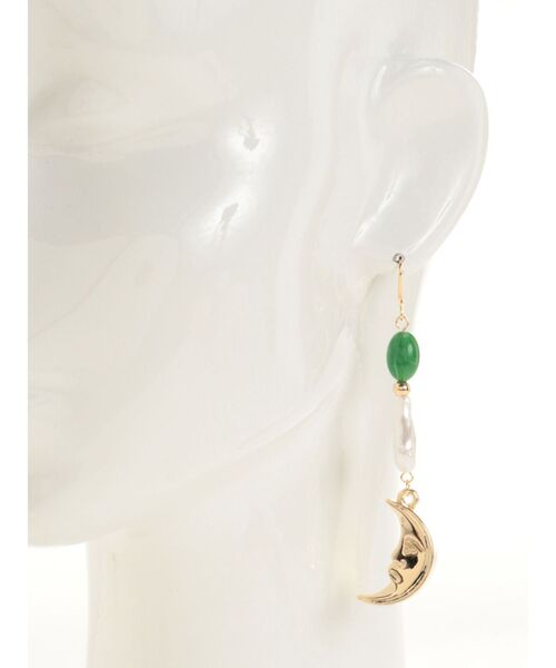 EVRIS（エヴリス）の「STONE MIX SUNNY ピアス（ピアス（両耳用）・レディース・シルバー/ゴールド・FREE）」の15枚目の写真