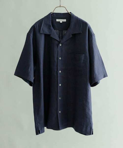 URBAN RESEARCH（アーバンリサーチ）の「『Sサイズあり』Linen OpenCollor Shirts（シャツ/ブラウス・メンズ・ブラウン/ブルー系その他/オフホワイト/オレンジ/ネイビー/ブラック・SMALL/MEDIUM/LARGE）」の11枚目の写真