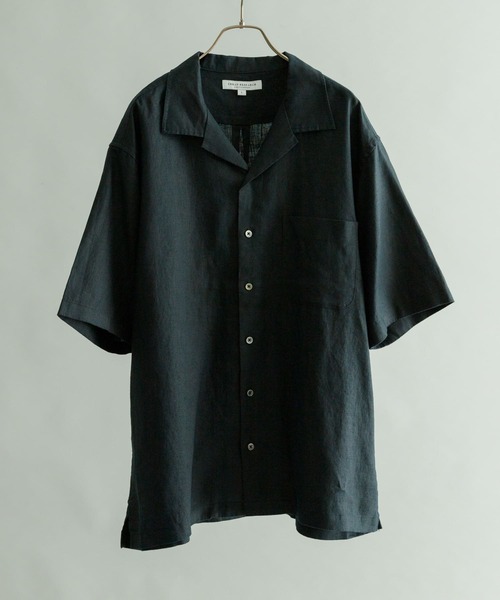 URBAN RESEARCH（アーバンリサーチ）の「『Sサイズあり』Linen OpenCollor Shirts（シャツ/ブラウス・メンズ・ブラウン/ブルー系その他/オフホワイト/オレンジ/ネイビー/ブラック・SMALL/MEDIUM/LARGE）」の15枚目の写真