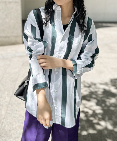 Carhartt WIP(カーハートダブリューアイピー)の「【CARHARTT WIP / カーハート ダブリューアイピー】L/S ELCANO SHIRT(シャツ/ブラウス・レディース・グリーン・SMALL)」の1枚目の写真