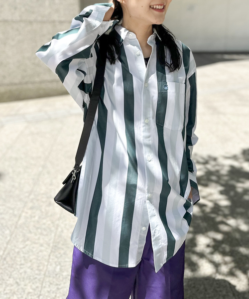 Carhartt WIP(カーハートダブリューアイピー)の「【CARHARTT WIP / カーハート ダブリューアイピー】L/S ELCANO SHIRT(シャツ/ブラウス・レディース・グリーン・SMALL)」の2枚目の写真