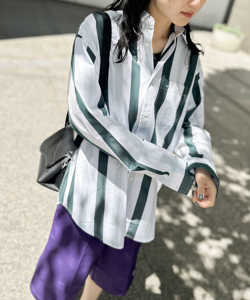 Carhartt WIP(カーハートダブリューアイピー)の「【CARHARTT WIP / カーハート ダブリューアイピー】L/S ELCANO SHIRT(シャツ/ブラウス・レディース・グリーン・SMALL)」の4枚目の写真