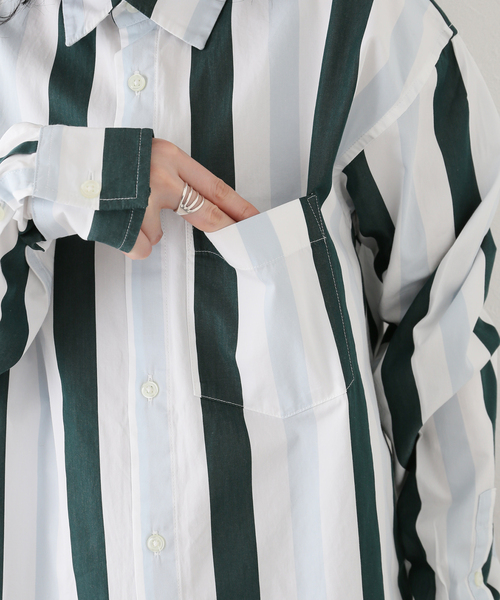 Carhartt WIP(カーハートダブリューアイピー)の「【CARHARTT WIP / カーハート ダブリューアイピー】L/S ELCANO SHIRT(シャツ/ブラウス・レディース・グリーン・SMALL)」の21枚目の写真