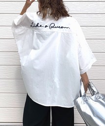 Q | バックロゴシャツ2(シャツ/ブラウス)