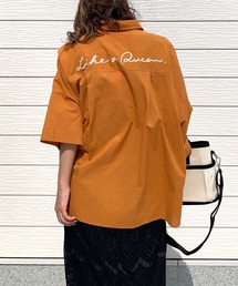 Q | バックロゴシャツ2(シャツ/ブラウス)