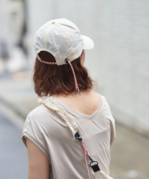 CIAOPANIC TYPY(チャオパニックティピー)の「【THE PACKS】CAP(キャップ・レディース・グレー/サックスブルー/アイボリー・ONE SIZE)」の6枚目の写真