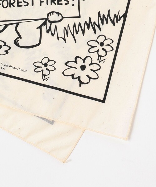 BEAMS BOY（ビームスボーイ）の「The Printed Image / SMOKEY BEAR BANDANA（バンダナ/スカーフ・レディース・ホワイト系その他7・ONE SIZE）」の2枚目の写真