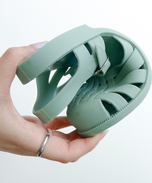 Catherine Cottage（キャサリンコテージ）の「メッシュサンダル（サンダル・キッズ・ブルー/グリーン/ピンク・16/17/18/19/20/21/21.5）」の12枚目の写真