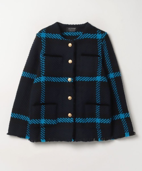 ジャケット・アウター John Branigan 4POCKET KNIT FRINGE JACKET セール】【John Branigan(ジョンブラニガン)】4POCKET KNIT