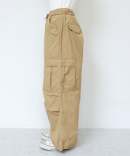 andme（アンドミー）の「2wayミリタリーカーゴパンツ（カーゴパンツ・レディース・ブラック/オフホワイト/ベージュ/ライトカーキ・S/M）」の12枚目の写真