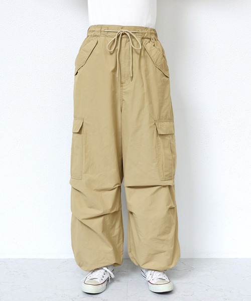 andme（アンドミー）の「2wayミリタリーカーゴパンツ（カーゴパンツ・レディース・ブラック/オフホワイト/ベージュ/ライトカーキ・S/M）」の20枚目の写真