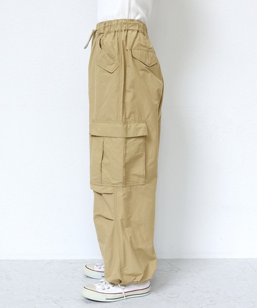 andme（アンドミー）の「2wayミリタリーカーゴパンツ（カーゴパンツ・レディース・ブラック/オフホワイト/ベージュ/ライトカーキ・S/M）」の21枚目の写真