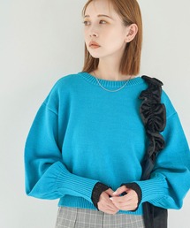 ROPE' PICNIC（ロペピクニック）の「前後2wayショート丈ニットカーディガン（カーディガン/ボレロ）」