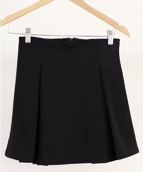 NinaetLina(ニナエリナ)の「ハイウエストAラインミニスカート(スカート・レディース・ブラック・S/M/L/XL)」の7枚目の写真