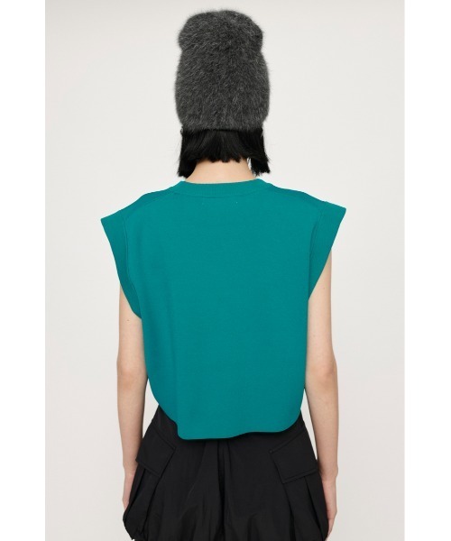 SLY ニット　セットアップ　M SLY ニット ZIP UP CROPPED TOPS ジップアップ クロップド