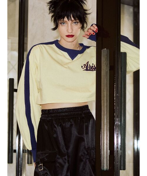 jouetie（ジュエティ）の「ラインナンバリングロンT（Tシャツ/カットソー・レディース・レッド/アイボリー/ブラック・MEDIUM）」の5枚目の写真