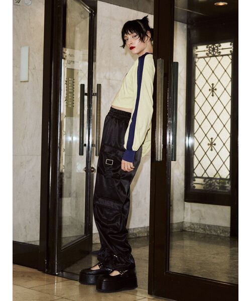 jouetie（ジュエティ）の「ラインナンバリングロンT（Tシャツ/カットソー・レディース・レッド/アイボリー/ブラック・MEDIUM）」の11枚目の写真