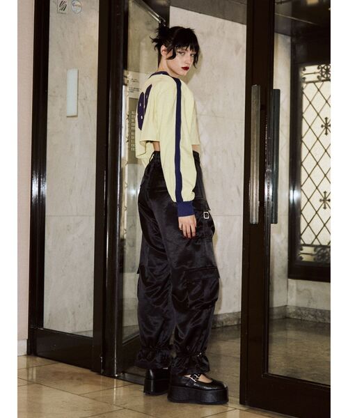 jouetie（ジュエティ）の「ラインナンバリングロンT（Tシャツ/カットソー・レディース・レッド/アイボリー/ブラック・MEDIUM）」の13枚目の写真