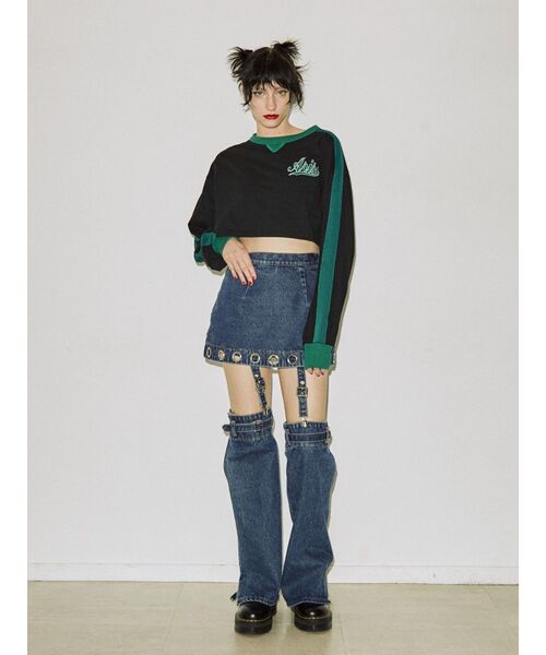 jouetie（ジュエティ）の「ラインナンバリングロンT（Tシャツ/カットソー・レディース・レッド/アイボリー/ブラック・MEDIUM）」の18枚目の写真