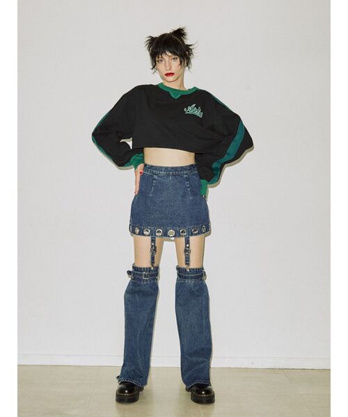 jouetie（ジュエティ）の「ラインナンバリングロンT（Tシャツ/カットソー・レディース・レッド/アイボリー/ブラック・MEDIUM）」の19枚目の写真