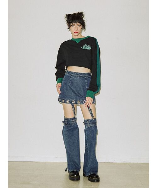 jouetie（ジュエティ）の「ラインナンバリングロンT（Tシャツ/カットソー・レディース・レッド/アイボリー/ブラック・MEDIUM）」の20枚目の写真