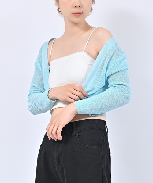 【aliceさま専用】ETRE TOKYO シアープルオーバー&カーディガン セール】シアーボレロ（カーディガン/ボレロ）｜Alite cloth