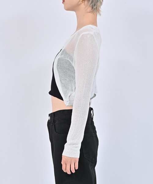 セール】シアーボレロ（カーディガン/ボレロ）｜Alite cloth