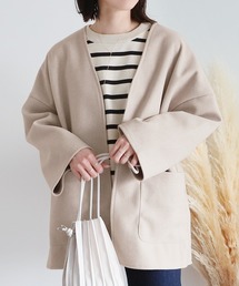 reca | メルトンノーカラージャケット(ノーカラージャケット)