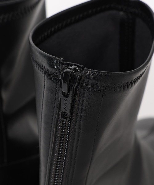 LOWRYS FARM（ローリーズファーム）の「ストレッチプラットフォームブーツ  967876（ブーツ・レディース・ブラック/アイボリー・MEDIUM/LARGE）」の11枚目の写真