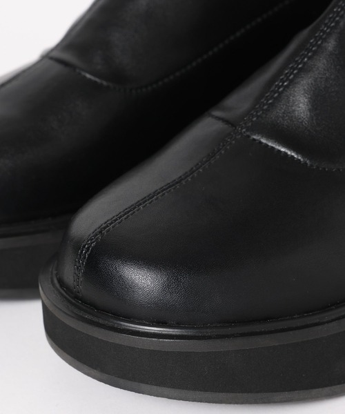 LOWRYS FARM（ローリーズファーム）の「ストレッチプラットフォームブーツ  967876（ブーツ・レディース・ブラック/アイボリー・MEDIUM/LARGE）」の12枚目の写真