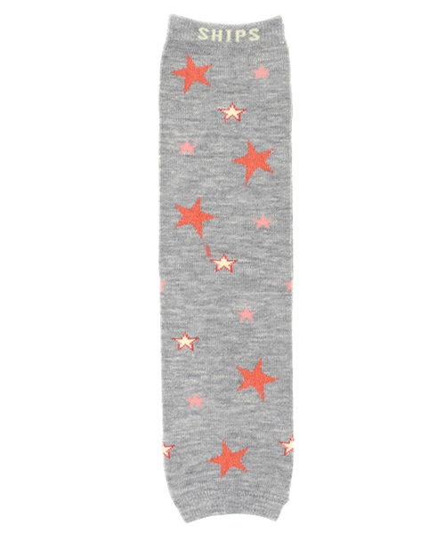 SHIPS（シップス）の「SHIPS KIDS:ランダム スター レッグウォーマー（レッグウォーマー・キッズ・グレー/グリーン/ネイビー・ONE SIZE）」の2枚目の写真
