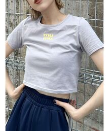 mumuクロップトTシャツ