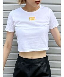 MURUA | mumuクロップトTシャツ(Tシャツ/カットソー)