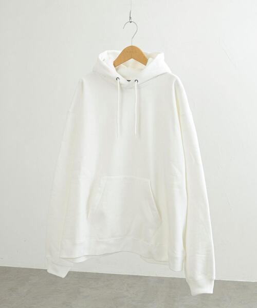 coen（コーエン）の「ビッグシルエットヘビーウェイト裏起毛パーカー（パーカー・メンズ・ホワイト/ブラック・XL/M/S/L）」の21枚目の写真