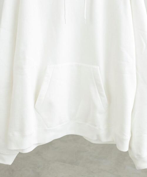 coen（コーエン）の「ビッグシルエットヘビーウェイト裏起毛パーカー（パーカー・メンズ・ホワイト/ブラック・XL/M/S/L）」の17枚目の写真