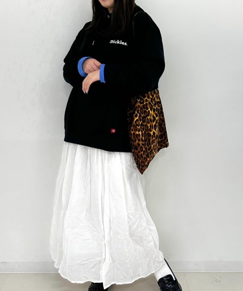 Dickies（ディッキーズ）の「Dickies ディッキーズ 裏毛グラフィックプルオーバー（パーカー・メンズ・グレー/ブラック/グリーン/パープル・M/L/XL）」の6枚目の写真