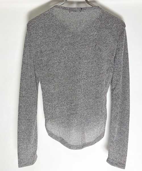 BEATJIVE（ビートジャイブ）の「カーディガンライク ニット セーター 薄手  レディース  春服（ニット/セーター・レディース・グレー/ホワイト/ブラック・FREE）」の18枚目の写真