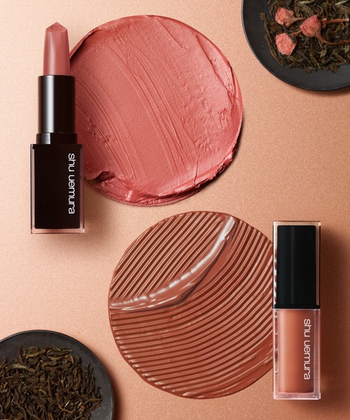 shu uemura(シュウウエムラ)の「ルージュ アンリミテッド キヌマット(口紅/リップティント/グロス・レディース・RD 171 ツバキインスノー/BG 945 ピーチマティーニ/OR 599 タソガレヘイズ/BR 793 フォールンモミジ/BR 781/BG 964 サクラアフターレイン/BG 942 サクラ ティー/OR 543 チル ホウジチャ・FREE)」の19枚目の写真