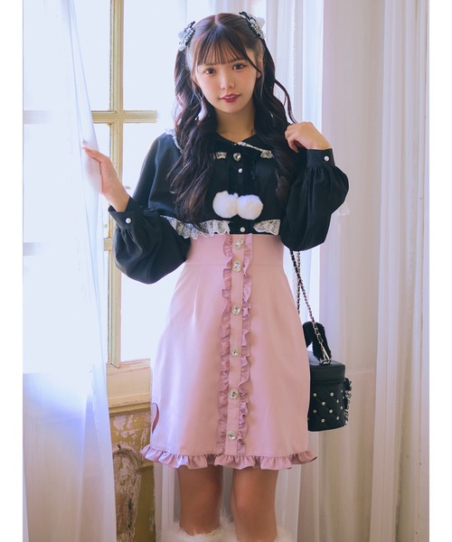 【期間限定お値下げ中 新品未使用】ジルチュスカートピンク JILL by JILL STUART（ジルバイジルスチュアート）の「◇ウー