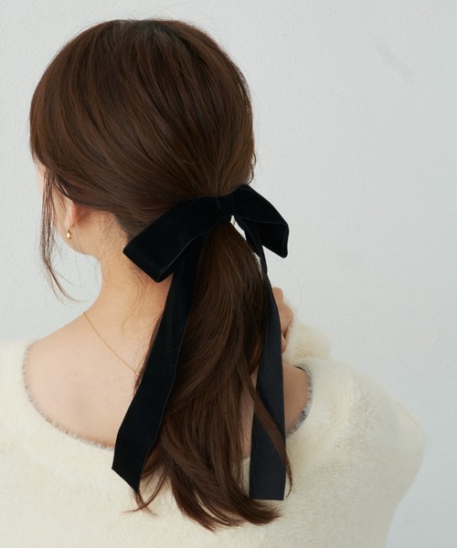 ヘアゴム No.31 ヘアゴム No.31 LOWRYS FARM パンツ シャイニーベロアパンツ 136328