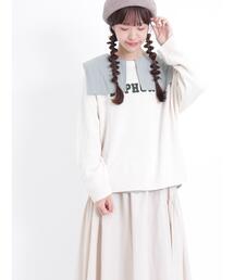 Samansa Mos2 | ロゴアソートチェーン刺繍ニット(ニット/セーター)