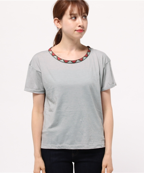 OUTLET(アウトレット)の「【Ciaopanic】テープTOP(Tシャツ/カットソー・レディース・グレー・FREE)」の8枚目の写真