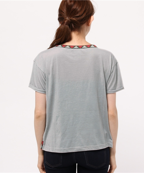 OUTLET(アウトレット)の「【Ciaopanic】テープTOP(Tシャツ/カットソー・レディース・グレー・FREE)」の3枚目の写真