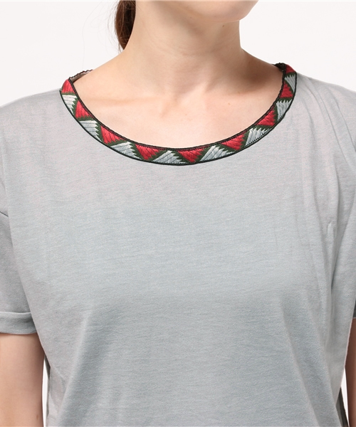 OUTLET(アウトレット)の「【Ciaopanic】テープTOP(Tシャツ/カットソー・レディース・グレー・FREE)」の4枚目の写真